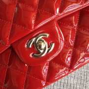 Chanel Flap Red Bag With Silver Hardware 25cm - 2