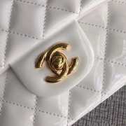 Chanel Flap White Bag With Gold Hardware 25cm - 6