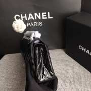 Chanel Flap Black Bag With Silver Hardware 25cm - 6