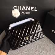 Chanel Flap Black Bag With Silver Hardware 25cm - 5