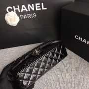 Chanel Flap Black Bag With Silver Hardware 25cm - 2