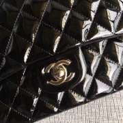 Chanel Flap Black Bag With Silver Hardware 25cm - 3