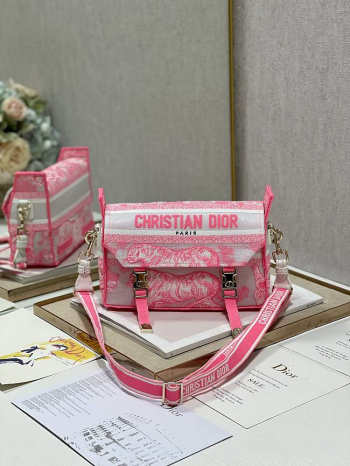 Dior Small Dior Camp Bag Pink 23cm