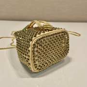 Prada Mini Bucket 1BD614 Bag Gold 12cm - 4