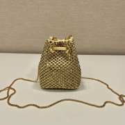 Prada Mini Bucket 1BD614 Bag Gold 12cm - 3