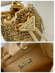 Prada Mini Bucket 1BD614 Bag Gold 12cm - 2