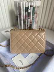 Chanel WOC Shoulder Bag Beige 22cm - 6