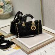 Dior Lady D-Joy Black Bag 26CM - 3