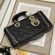 Dior Lady D-Joy Black Bag 26CM - 4