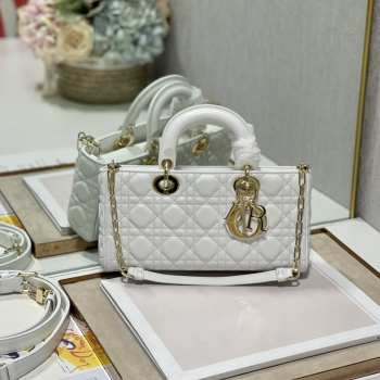 Dior Lady D-Joy White Bag 26CM