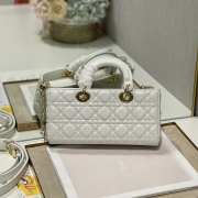 Dior Lady D-Joy White Bag 26CM - 3