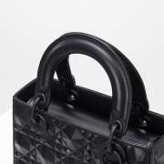 Dior lady Bag Black 20cm  - 5