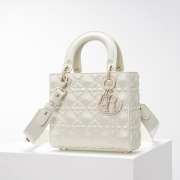 Dior lady Bag White 20cm - 3