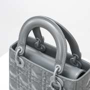 Dior lady Bag Grey 20cm - 5