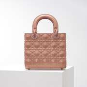 Dior lady Bag Rose Pink 20cm - 2