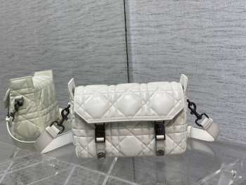 Dior Camp Small Bag White 23cm