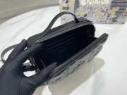 Dior Caro Box Bag with Chain Black 18cm - 5