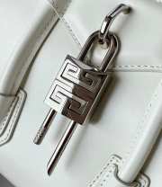 Givenchy Antigona Lock Mini Handbag White 22cm - 6