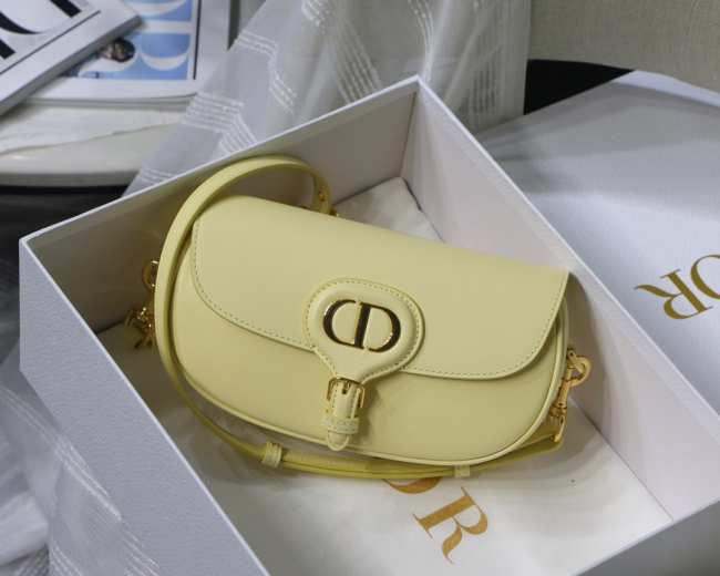 Dior Bobby EAST-WEST️ Bag Light Yellow 22cm - 1