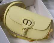 Dior Bobby EAST-WEST️ Bag Light Yellow 22cm - 6