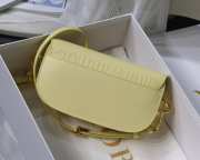 Dior Bobby EAST-WEST️ Bag Light Yellow 22cm - 3