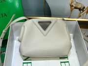 Bottega Veneta Point Small Bag White 24cm - 6