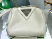 Bottega Veneta Point Small Bag White 24cm - 2