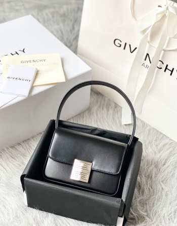 Givenchy 4G Bag Black with Silver Hardware 17cm