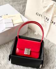 Givenchy 4G Bag Red with Silver Hardware 17cm - 1