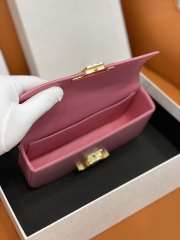 Celine Triomphe Shoulder Bag 197993 Pink 20cm - 4