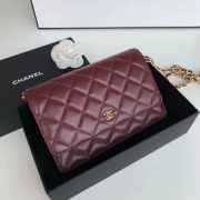 Chanel WOC Bag Wine Red 19cm - 6