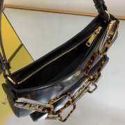 Fendi O'Lock Swing Shoulder Bag Black 32cm - 4