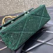 Valentino Garavani Roman Stud Bag Green 25CM - 4