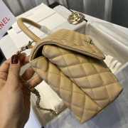 Chanel Coco Handle Bag Beige 28cm - 5