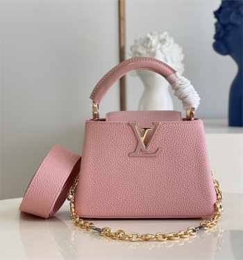 Louis Vuitton Capucines Mini Bag M59065 Pink