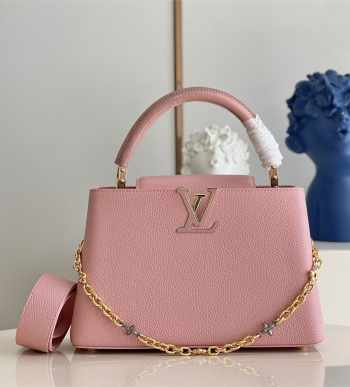 Louis Vuitton Capucines PM Bag M59065 Pink