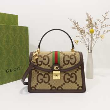 Gucci Ophidia Jumbo GG Small Top Handle Bag