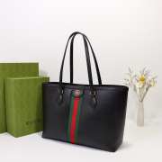 Gucci Ophidia Jumbo GG Medium Tote Bag Black 38cm - 6