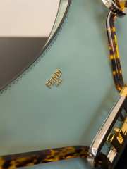 Fendi O'Lock Swing Shoulder Bag Blue 32cm 02 - 4