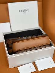 Celine Triomphe Bag Brown 22cm - 2