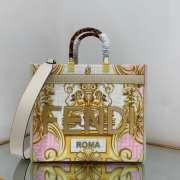 Fendi X Varsace Tote Bag White 35cm - 1