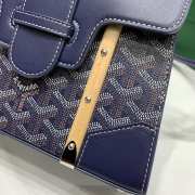 Goyard Saigon Mini Handbag Blue 21cm - 2