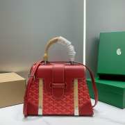 Goyard Saigon PM Handbag Red 28cm - 1