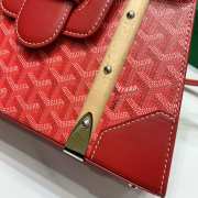 Goyard Saigon PM Handbag Red 28cm - 3