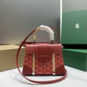 Goyard Saigon Mini Handbag Red 21cm - 1