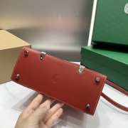 Goyard Saigon Mini Handbag Red 21cm - 4