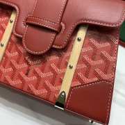 Goyard Saigon Mini Handbag Red 21cm - 2