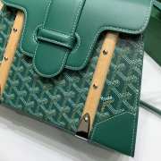 Goyard Saigon PM Handbag Green 28cm - 3