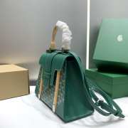 Goyard Saigon PM Handbag Green 28cm - 2