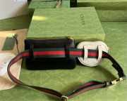 Gucci Ophidia Utility Belt Bag Black and White - 6